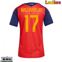 Spain Nico Williams #17 Replica Home Shirt Ladies World Cup 2026 Short Sleeve